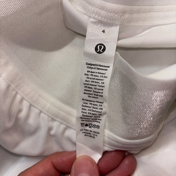 Lululemon Athletica White High-Rise Skirt - Picture 5 of 7